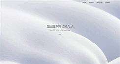 Desktop Screenshot of giuseppecigala.it